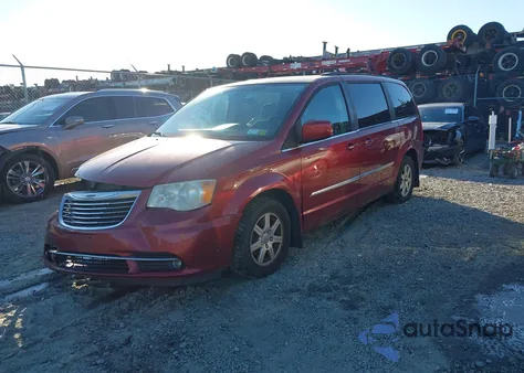 2012 Chrysler Town & Country Touring z USA, uszkodzony, nr VIN 2C4RC1BGXCR106528